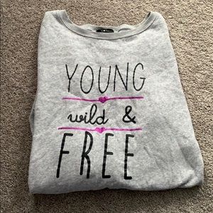 Oversized sweatshirt from Kohl’s!